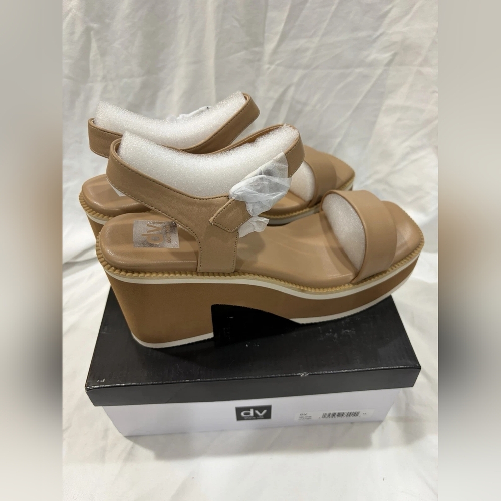 DV by Dolce Vita Women's Brown Platform Heels - Picture 3 of 4